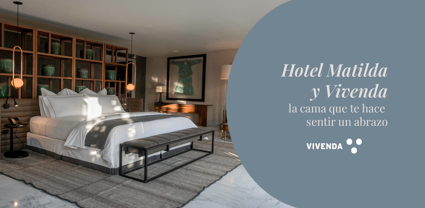 Hotel Matilda y Vivenda: la cama que te hace sentir un abrazo