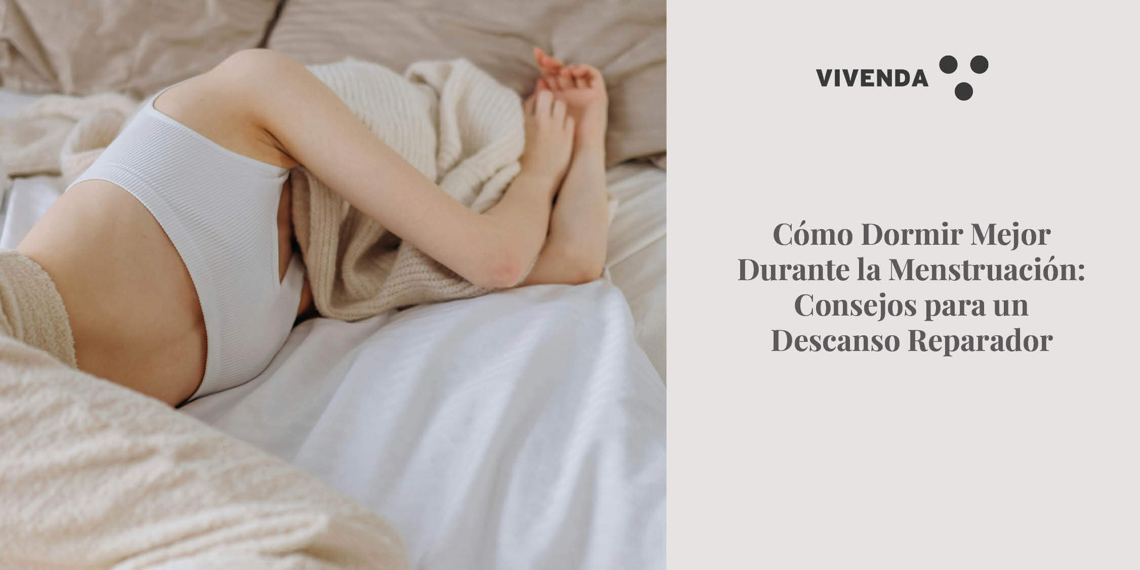 ¿Tu periodo te quita el sueño? Descubre cómo descansar mejor