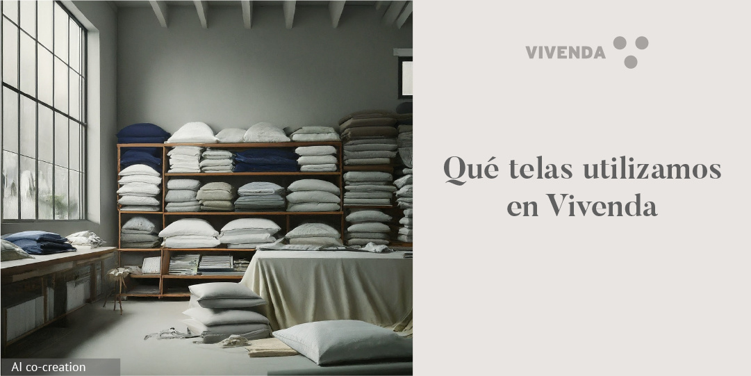 ¿Con qué telas trabajamos en Vivenda?